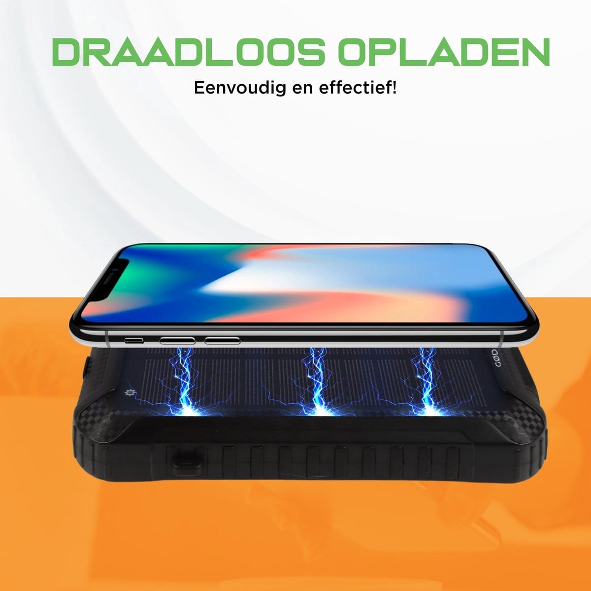 GØDLY® Solar Powerbank - 33000 mAh