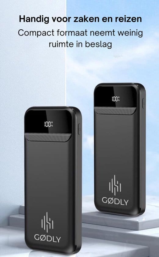 GØDLY® Powerbank - 10.000 mAh