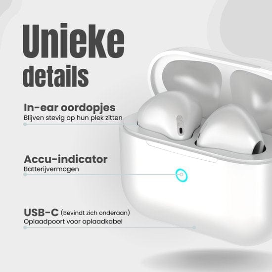 GØDLY® X Premium Draadloze Oordopjes - Wit