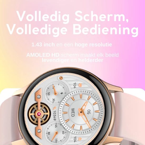 GØDLY® Amoled Smartwatch - Roze