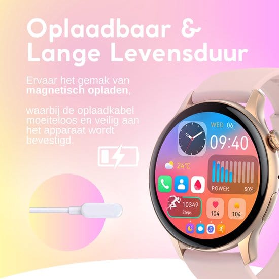 GØDLY® Amoled Smartwatch - Roze