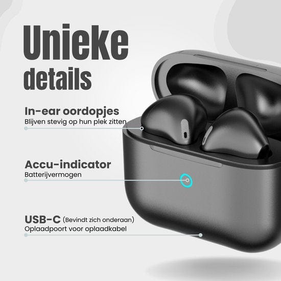 GØDLY® X Premium Draadloze Oordopjes - Zwart