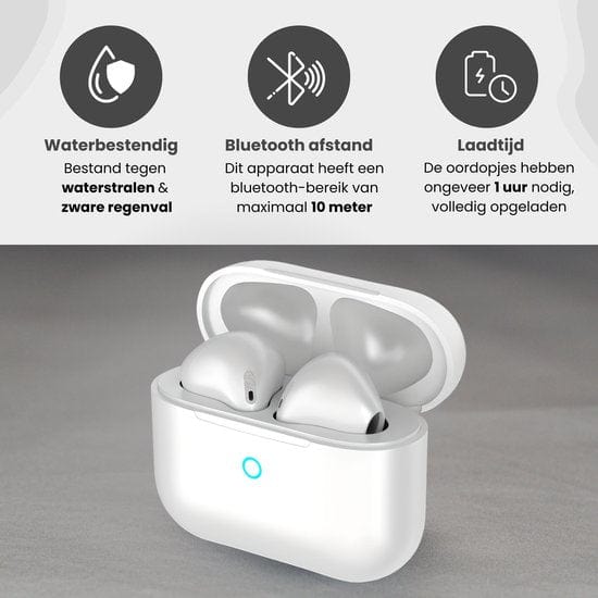GØDLY® X Premium Draadloze Oordopjes - Wit