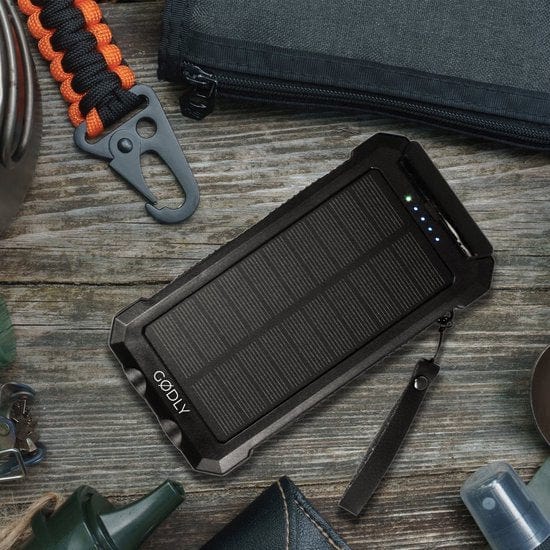 GØDLY® Solar Powerbank - 30000 mAh
