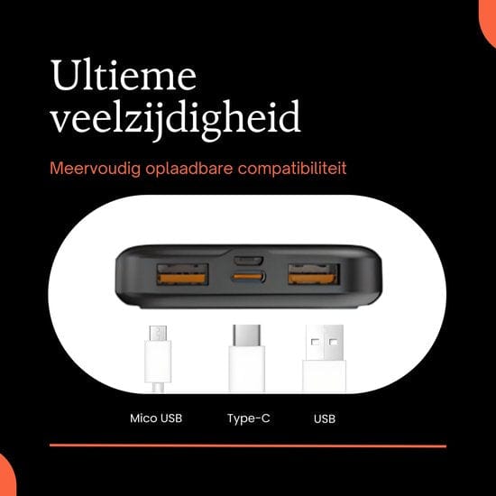 GØDLY® Powerbank - 10.000 mAh