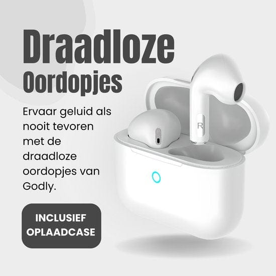 GØDLY® X Premium Draadloze Oordopjes - Wit