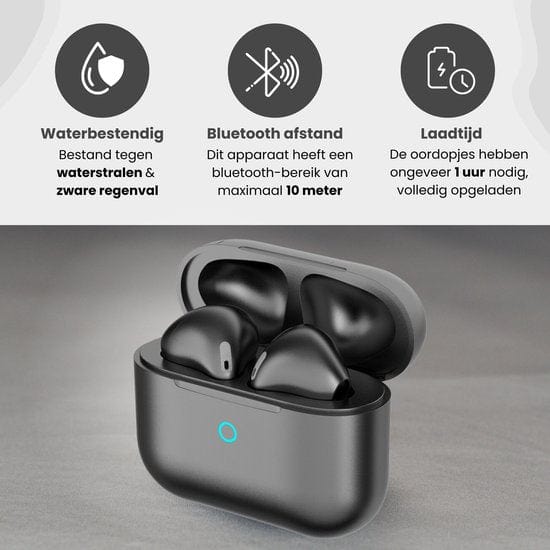GØDLY® X Premium Draadloze Oordopjes - Zwart