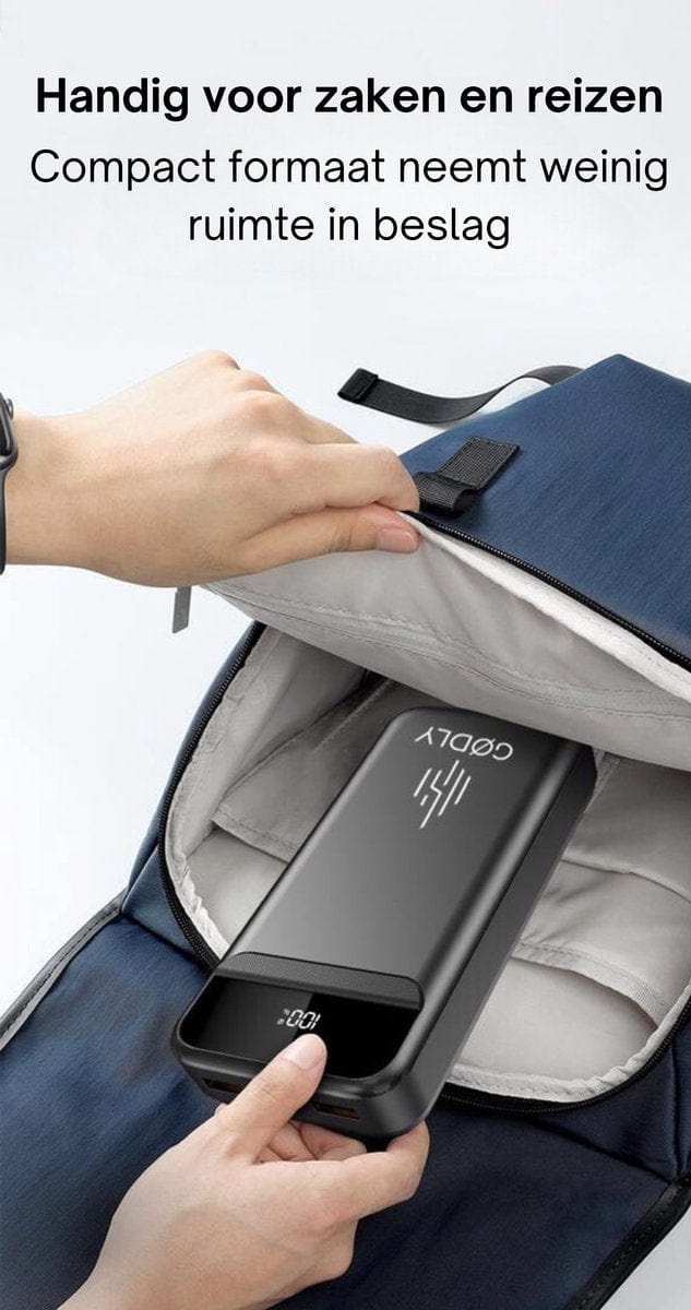 GØDLY® Powerbank - 20.000 mAh